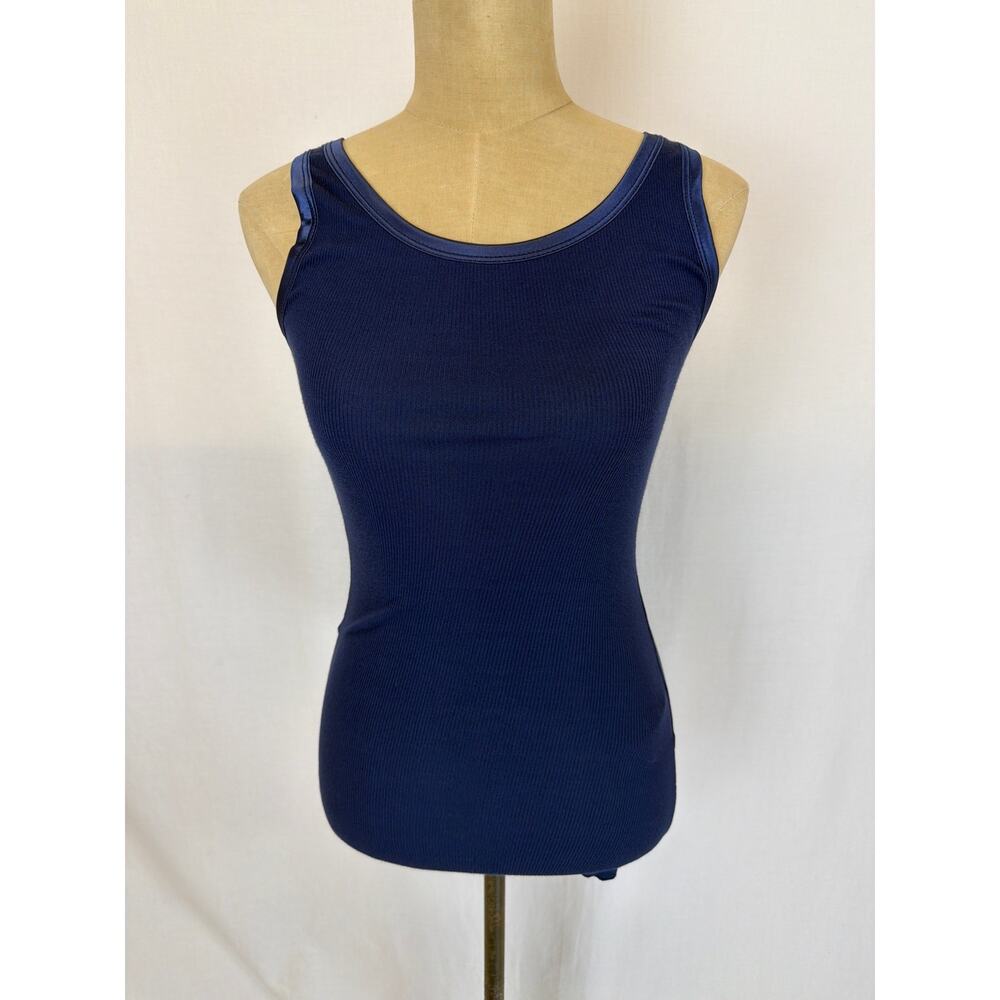 NWT Soya Concept Navy Viscose / Spandex Tank Small #0502